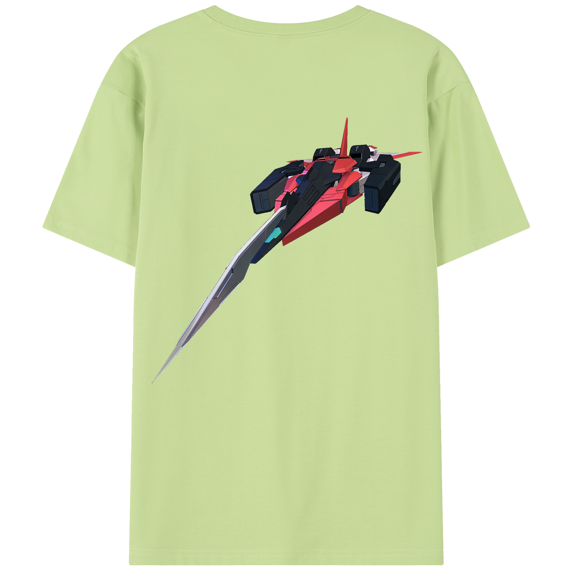 （画像用） 機動戦士ガンダム Mobile Suit Gundam 綿100％半袖Tシャツ（背面プリント）